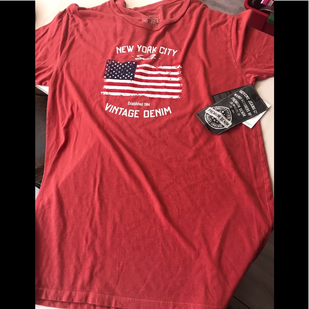 SEVEN7 JEANS CO. NYC LARGE TEE NEW
